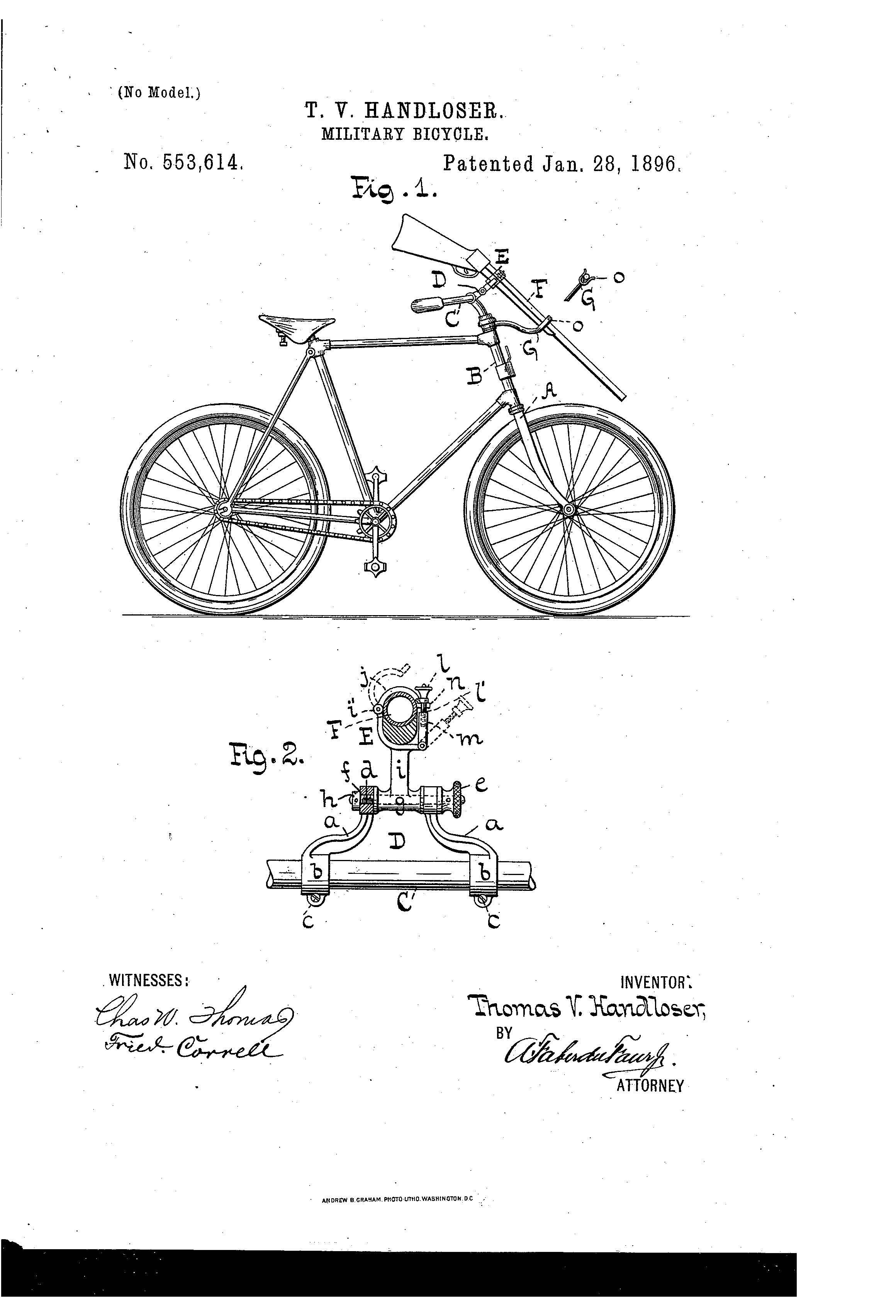 Patent-Illustration_Military-Bicycle