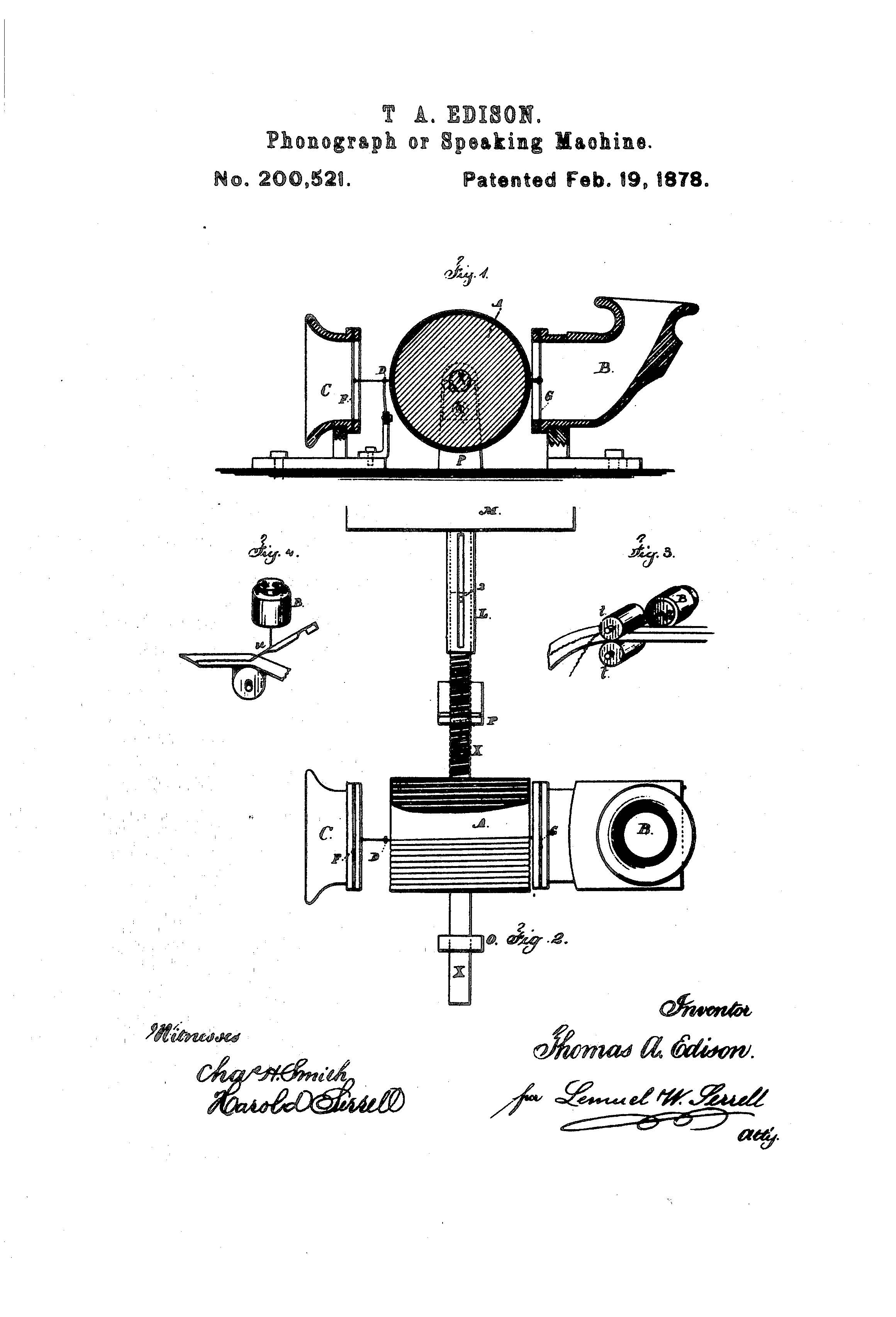 Patent-Illustration-Phonograph