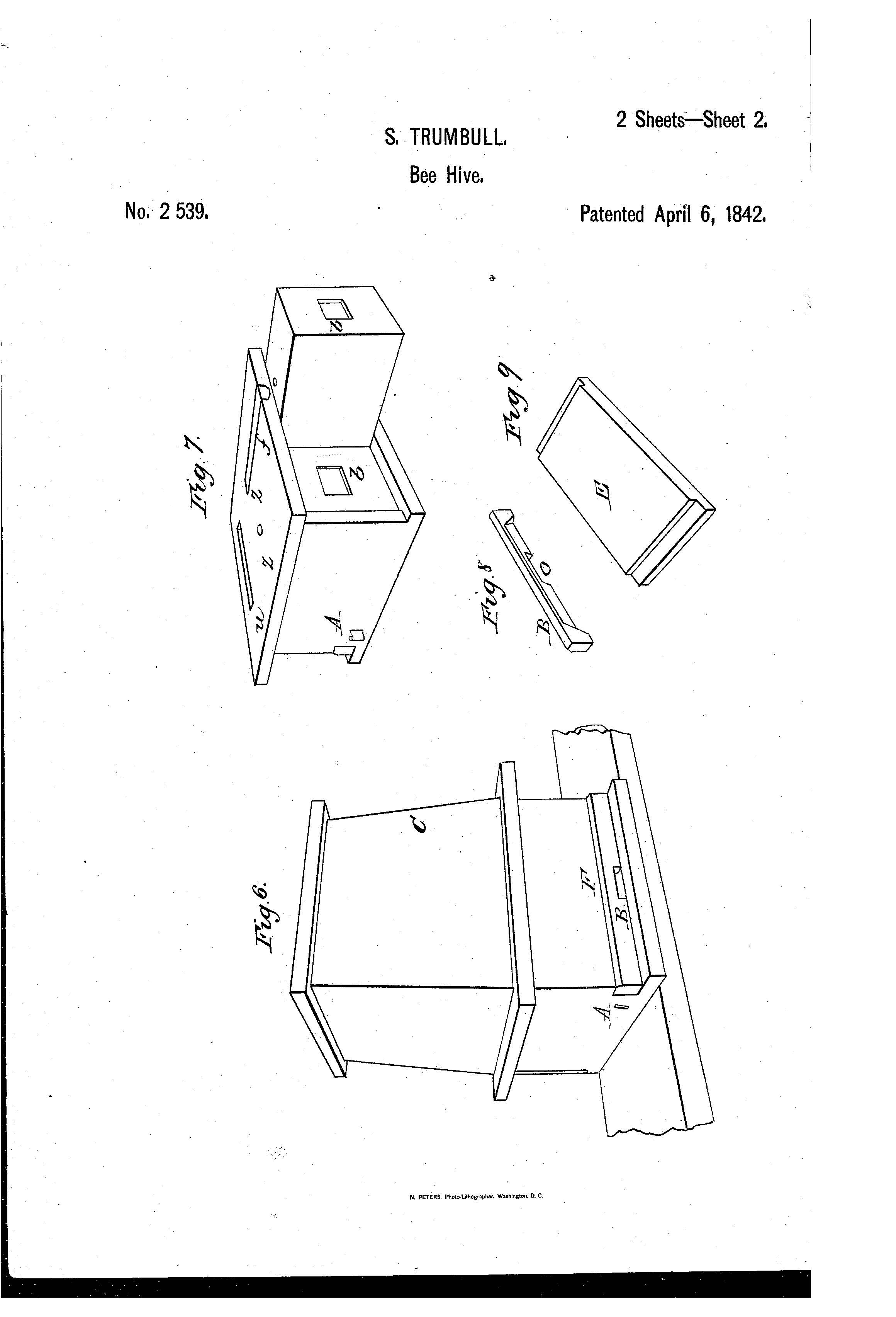 Patent-Illustration-Bee-Hive_Page_2