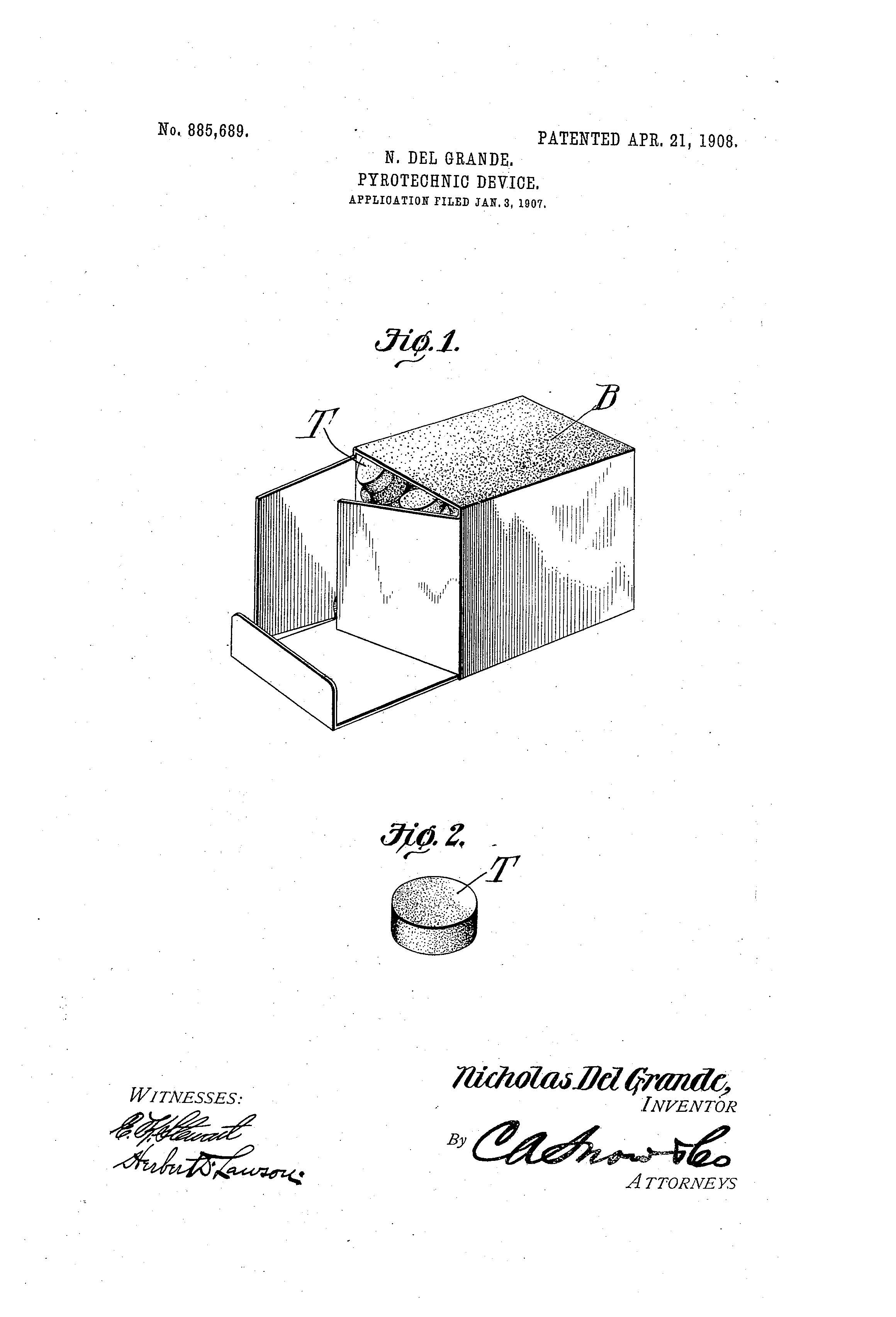 Patent-Illustration-Pyrotechnic-Device