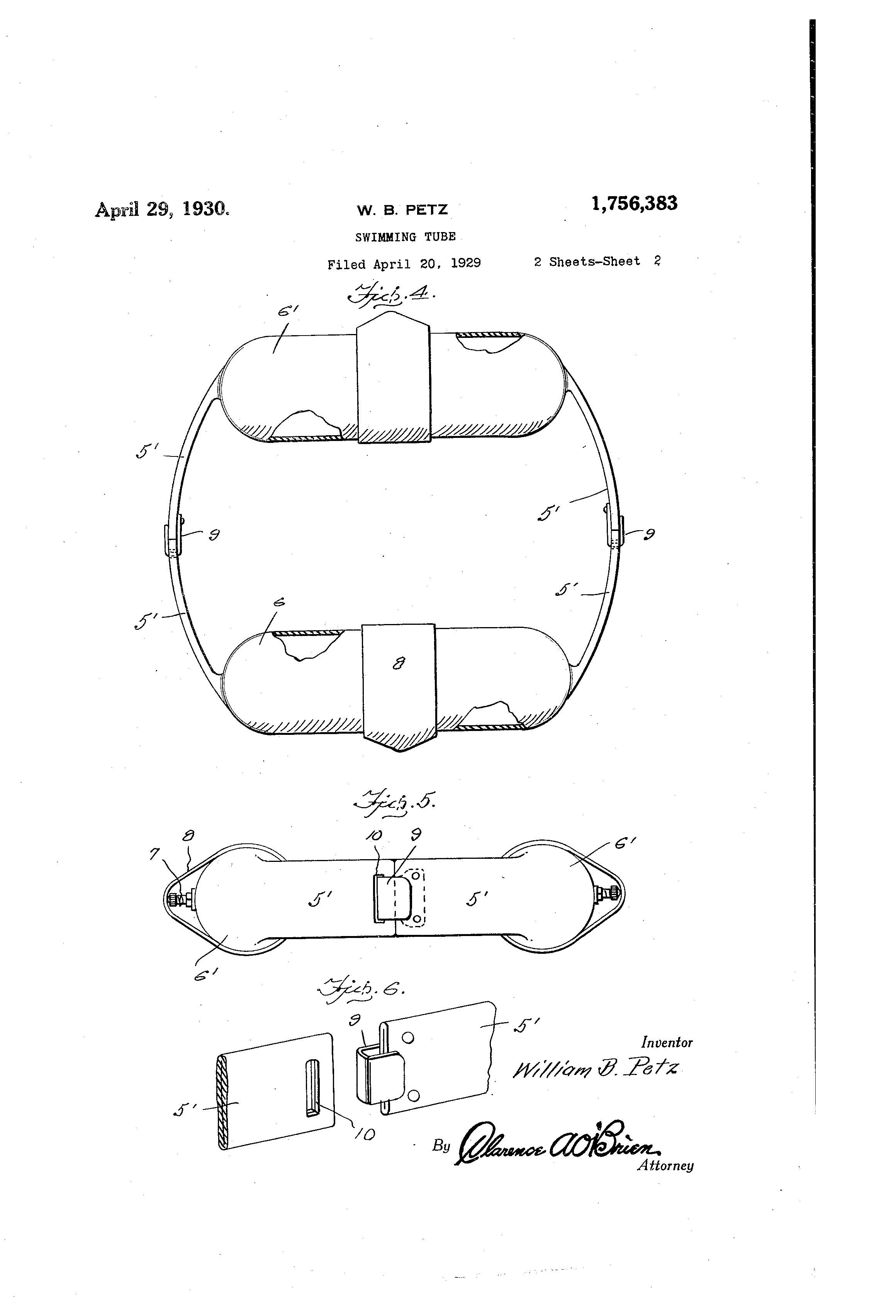 Patent-Illustration-Swimming-Tube_Page_2