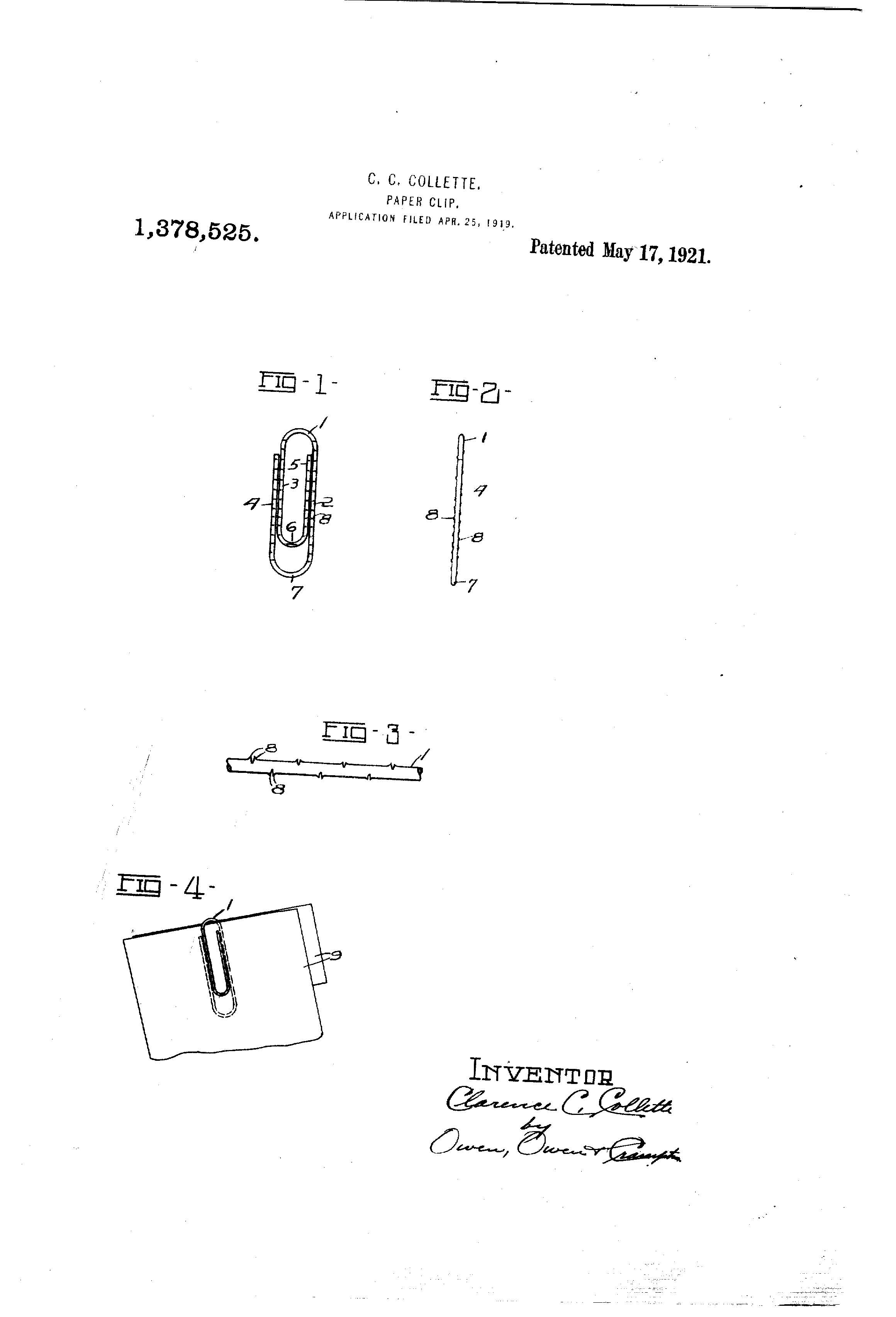 Patent-Illustration-Paper-Clip