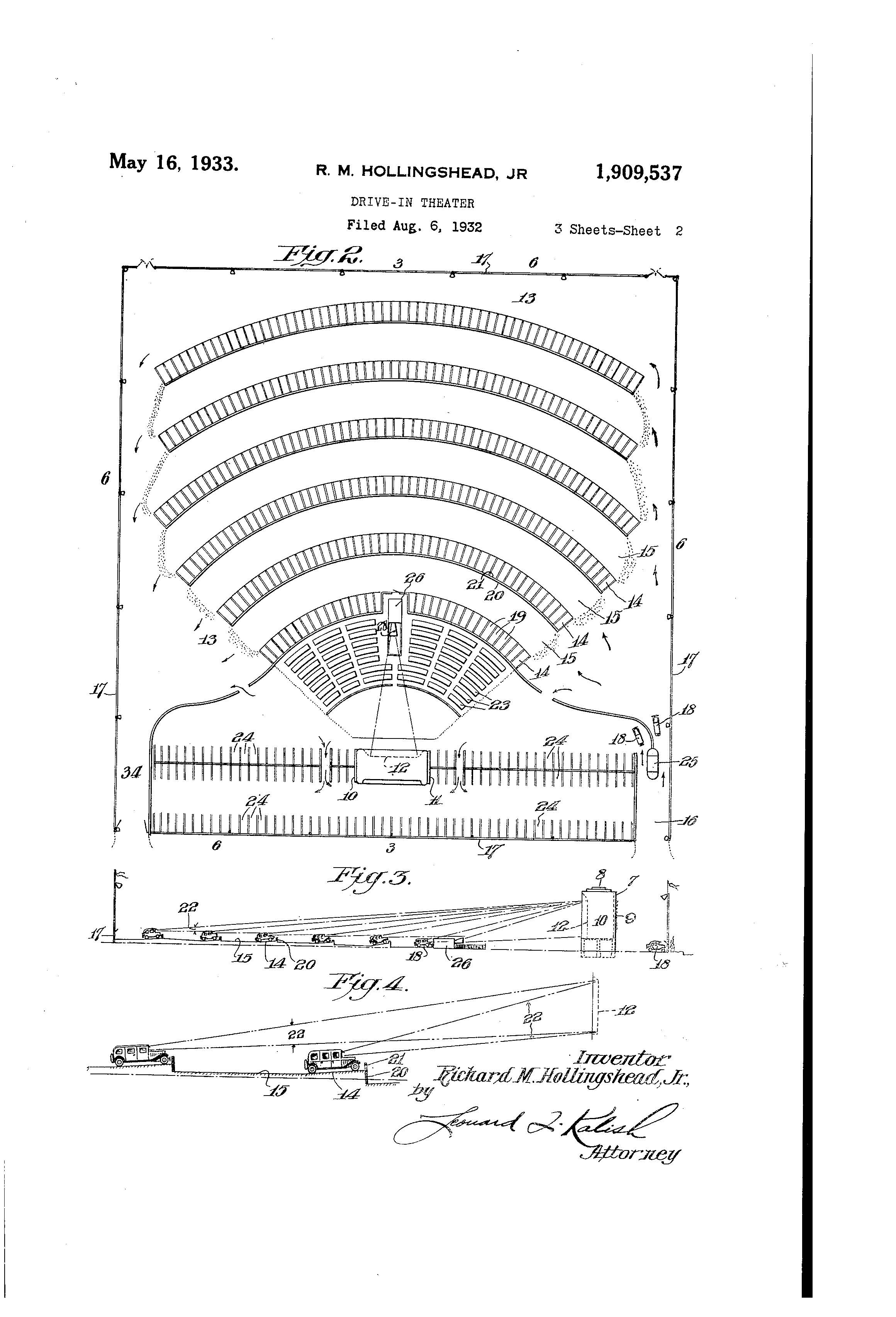 Patent-Illustratiton-Drive-In-Theater_Page_2