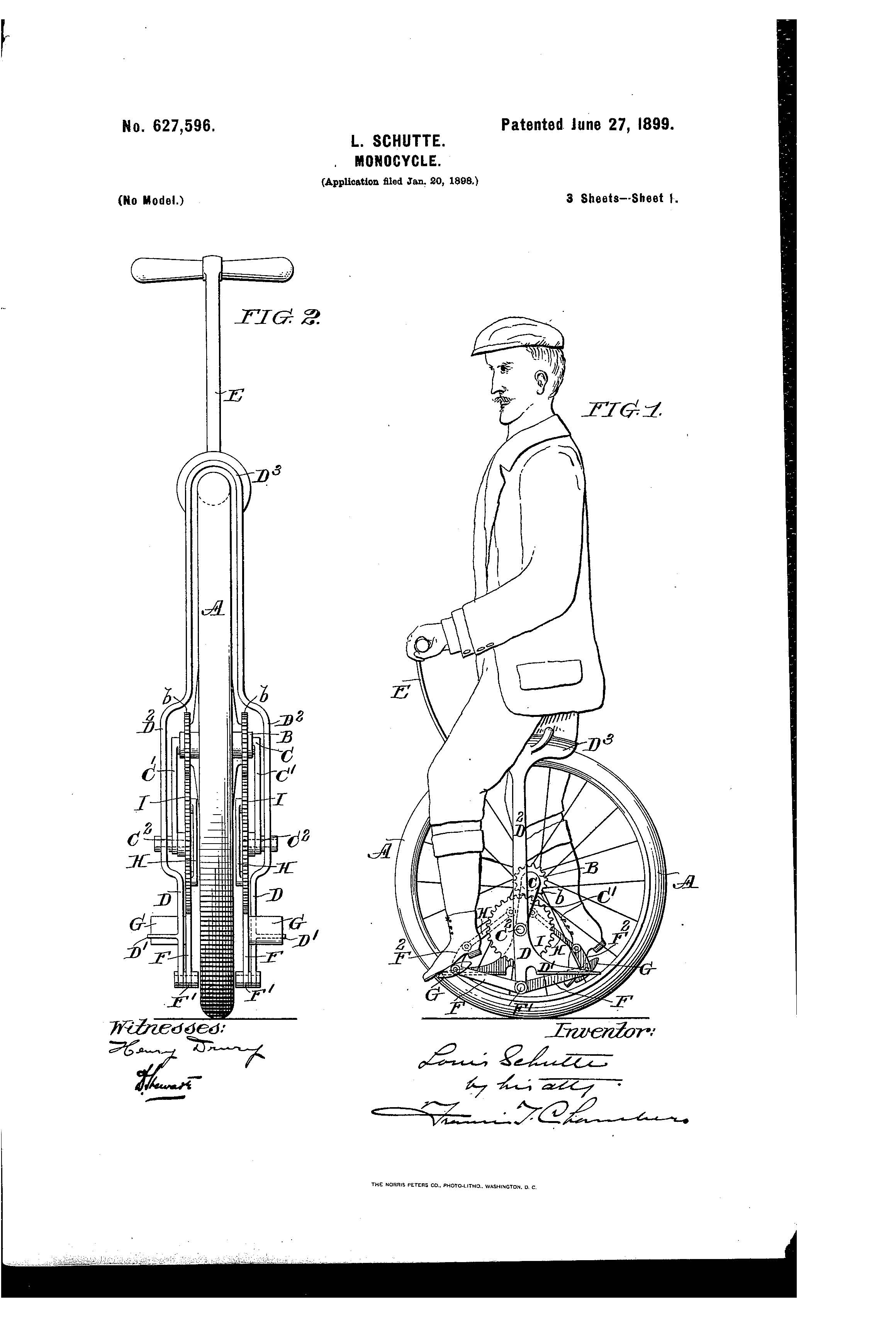 patent for monocycle